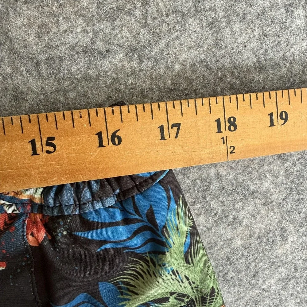 Good Man Brand Swim Trunks Shorts Mens Large Multicolor Jungle Tiger Lined